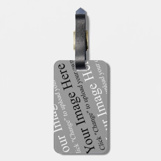 Aangepast Afbeelding Bagagelabel (Achterkant verticaal)