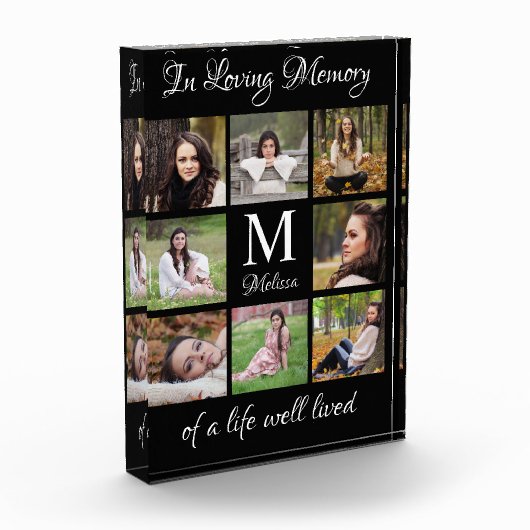 Aangepast Afbeelding collage in liefhebbend geheug Fotoblokken (Links)