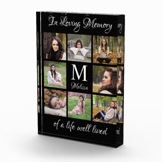 Aangepast Afbeelding collage in liefhebbend geheug Fotoblokken (Rechts)