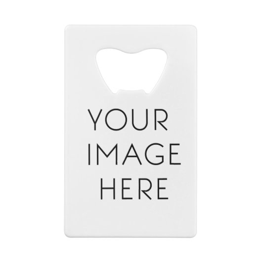 Aangepast Afbeelding Creditkaart Flessenopener (Achterkant)