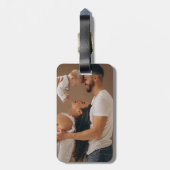 Aangepast Afbeelding dubbelzijdig Foto Creëer uw e Bagagelabel (Achterkant verticaal)