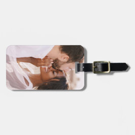 Aangepast Afbeelding dubbelzijdig Foto Creëer uw e Bagagelabel