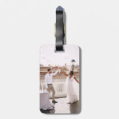 Aangepast Afbeelding dubbelzijdig Foto Creëer uw e Bagagelabel (Achterkant verticaal)