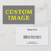 Aangepast Afbeelding en aangepaste tekst Visitekaartje (Voorkant / Achterkant)