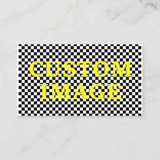 Aangepast Afbeelding en aangepaste tekst Visitekaartje (Voorkant)