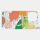 Aangepast afbeelding en moderne abstracte tekst iPhone hoesje (Achterkant horizontaal)