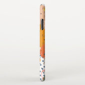 Aangepast afbeelding en moderne abstracte tekst iPhone hoesje (Rechterkant)