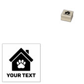 Aangepast Afbeelding en tekst Rubberstempel (Gestempeld)