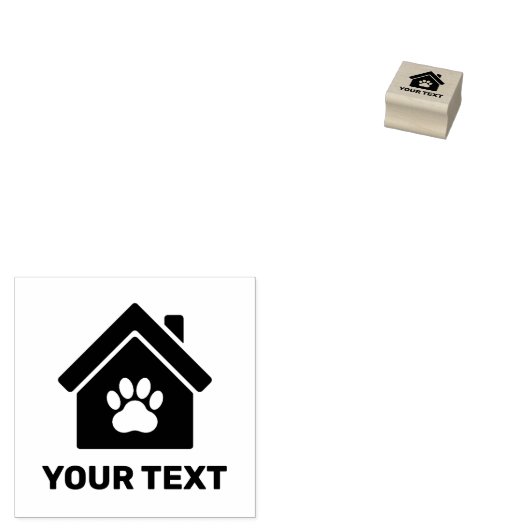 Aangepast Afbeelding en tekst Rubberstempel (Gestempeld)