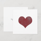 Aangepast afbeelding en tekstvierkant uitnodigings (Voorkant / Achterkant)