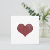 Aangepast afbeelding en tekstvierkant uitnodigings (Staand voorkant)