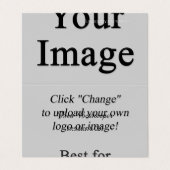 Aangepast Afbeelding gevouwen Visitekaartje (Buitenkant ongevouwen)