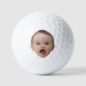 Aangepast Afbeelding Gezicht, Cadeau Papa, Nieuwe  Golfballen (Voorkant)