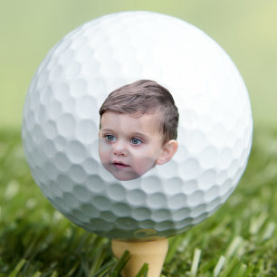 Aangepast Afbeelding Gezicht, Cadeau Papa, Nieuwe Golfballen