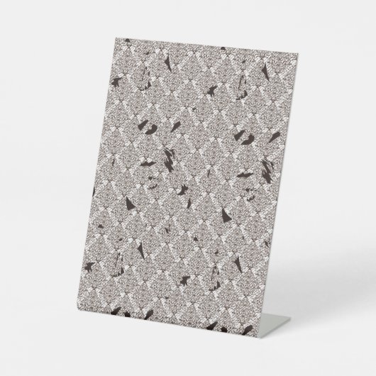 Aangepast Afbeelding hier slepen en neerzetten Reclamebord Met Voetstuk (Voorkant)