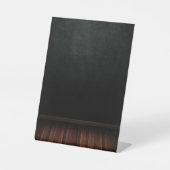 Aangepast Afbeelding hier slepen en neerzetten Reclamebord Met Voetstuk (Voorkant)