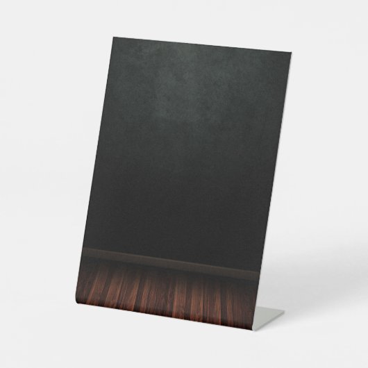 Aangepast Afbeelding hier slepen en neerzetten Reclamebord Met Voetstuk (Voorkant)