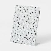 Aangepast Afbeelding hier slepen en neerzetten Reclamebord Met Voetstuk (Voorkant)