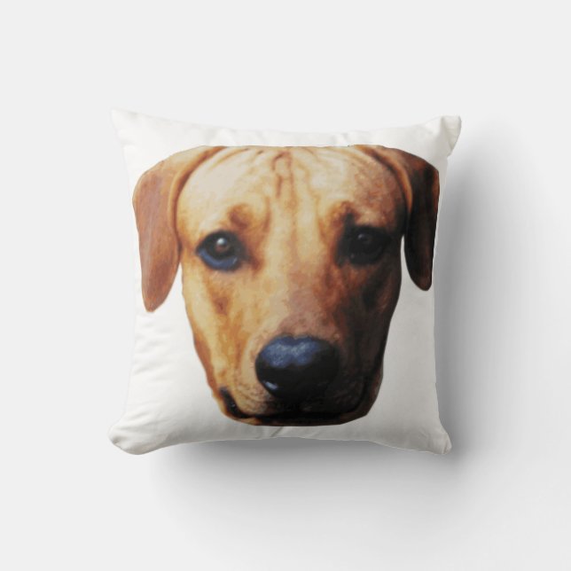 Aangepast Afbeelding-hond-front-Pillow Kussen (Voorkant)