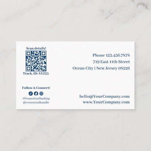 Aangepast Afbeelding Lokaal Bedrijf XX% Kortingskaartje (Achterkant)