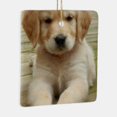 Aangepast afbeelding met dubbele foto's voor kerst keramisch ornament (Rechts)