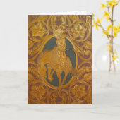 Aangepast afbeelding met gereedschap wenskaart kaart (Gele Bloem)