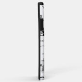 Aangepast afbeelding modern patroonparijs zwart-wi Case-Mate iPhone case (Achterkant/rechts)