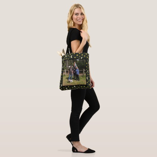 Aangepast Afbeelding Moons and Stars Tote Bag (Op model)