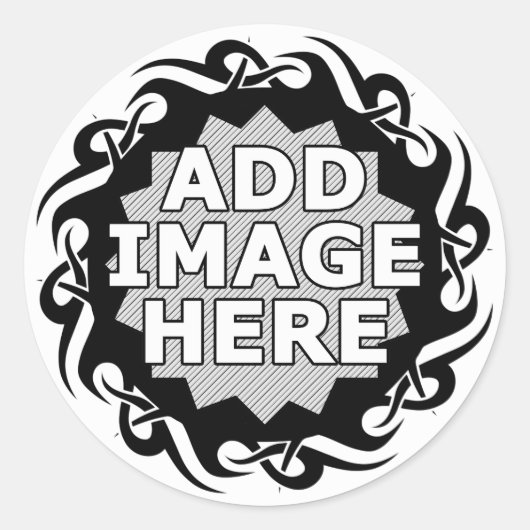 aangepast afbeelding ronde sticker (Voorkant)