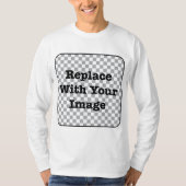 Aangepast Afbeelding - Vervang uw eigen foto door T-shirt (Voorkant)