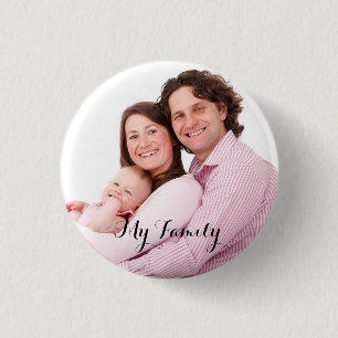 Aangepast, afbeelding voor familie ronde button 3,2 cm