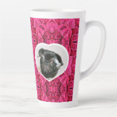 Aangepast Afbeelding voor foto-hoofdroze rozen Latte Mok (Rechts)