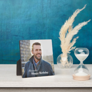 Aangepast Afbeelding voor geboortedag foto Fotoplaat