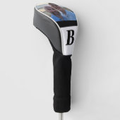 Aangepast afdekplaatje voor fotogolfbestuurder - c golfheadcover (Schuin)