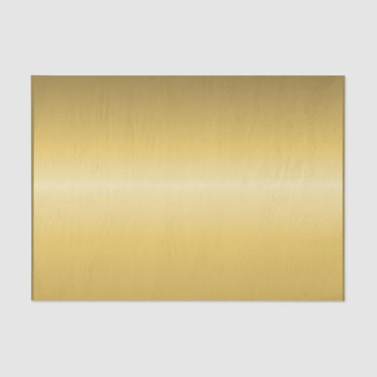 Aangepast afdrukeffect Geel Gold Metallic Tissuepapier (Voorkant)