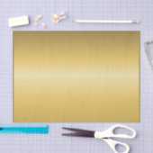 Aangepast afdrukeffect Geel Gold Metallic Tissuepapier (Craft)