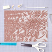 Aangepast afdrukeffect rimpel Roos Gold-weefselpap Tissuepapier (Craft)