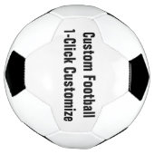 Aangepast afgedrukt Football om u aan te passen Voetbal (Gedraaid)