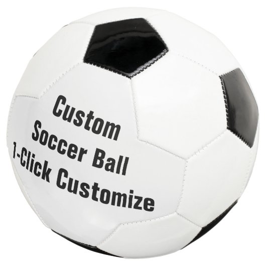 Aangepast afgedrukt Voetbal om u aan te passen (Drie kwart)