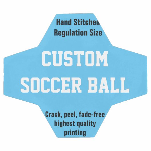 Aangepast afgedrukt Voetbal om u aan te passen (Enkel)