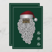 Aangepast Afrikaans kerstkerst Feestdagenkaart (Voorkant / Achterkant)