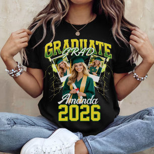 Aangepast afstudeer T-shirt in bootleg-stijl voor 