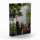 Aangepast afstudeercadeau foto blok (Links)