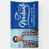 Aangepast Afstudeerder Foto School Colors Modern A Spandoek (Verticaal)