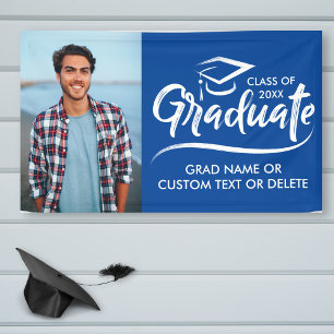 Aangepast Afstudeerder Foto School Colors Modern A Spandoek