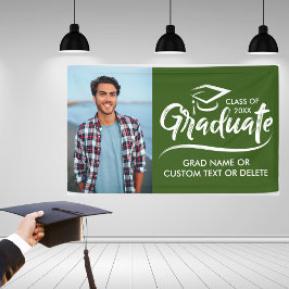 Aangepast Afstudeerder Foto School Colors Modern A Spandoek