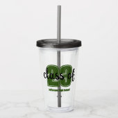 Aangepast afstudeerjaar en school acryl drinkbeker (Voorkant)