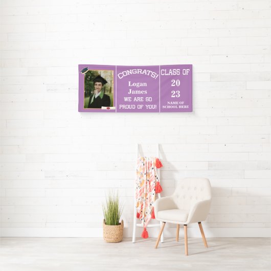 aangepast afstuderen 2025 met naam en foto spandoek (Insitu)