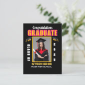 Aangepast afstuderen Afstuderen van foto's gefelic Briefkaart (Staand voorkant)