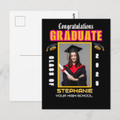 Aangepast afstuderen Afstuderen van foto's gefelic Briefkaart (Voorkant / Achterkant)